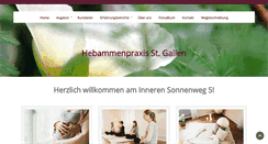 Desktop Screenshot of hebammenpraxis-stgallen.ch