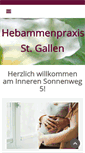 Mobile Screenshot of hebammenpraxis-stgallen.ch